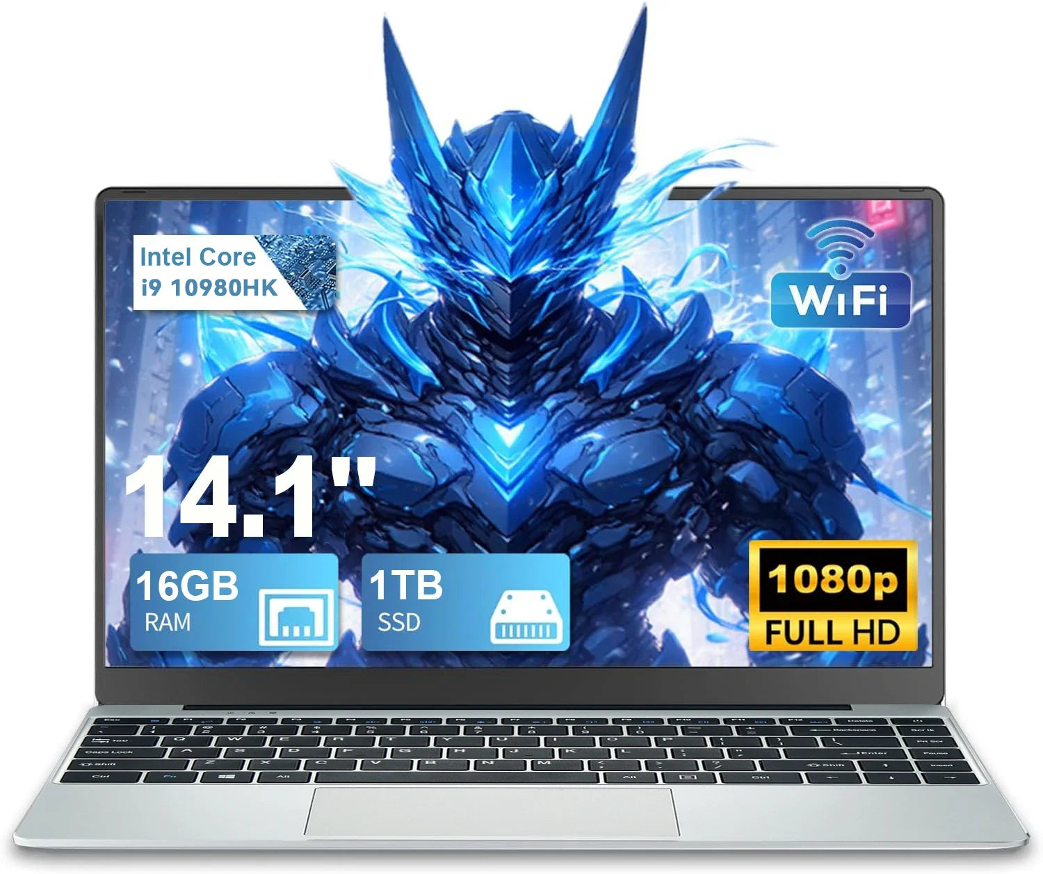 Compact 14.1" Gaming Laptop - Portable Power for Work & Play