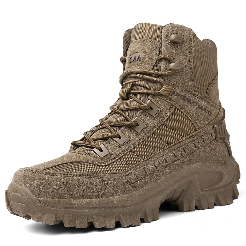 DESERT STORM - Men's Tactical Combat Boots - Non-Slip Hiking & Hunting Ankle Boots