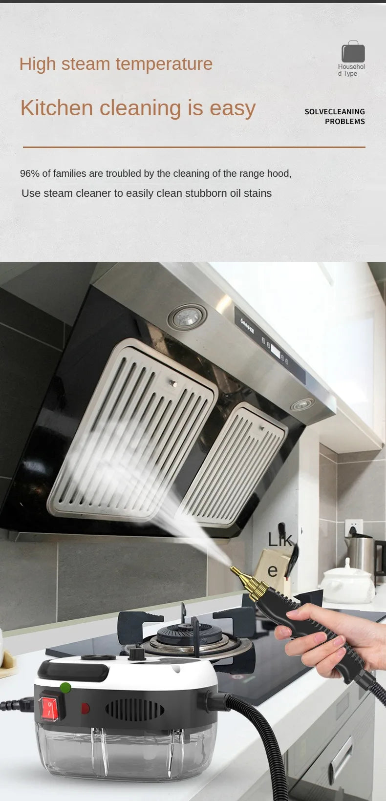 Steam Cleaner High Temperature Sterilization 110V/220V