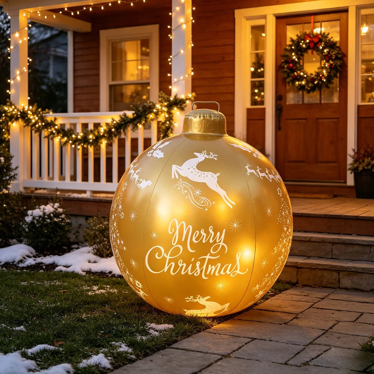 Giant Inflatable Christmas Ball - 60 cm - Outdoor Cheer