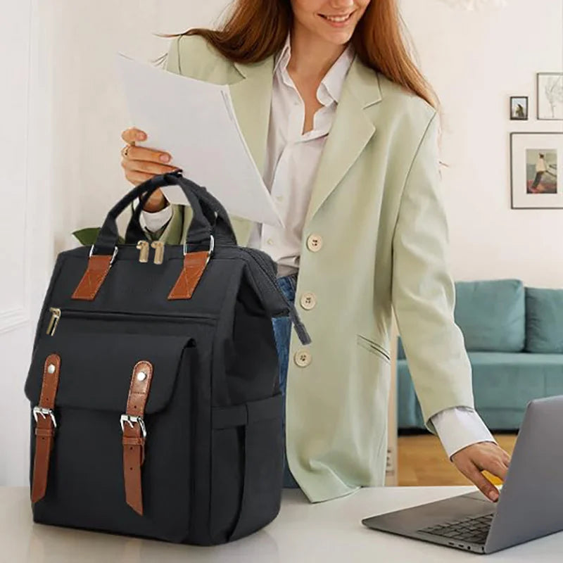 College Buckle Commuter Backpack Set