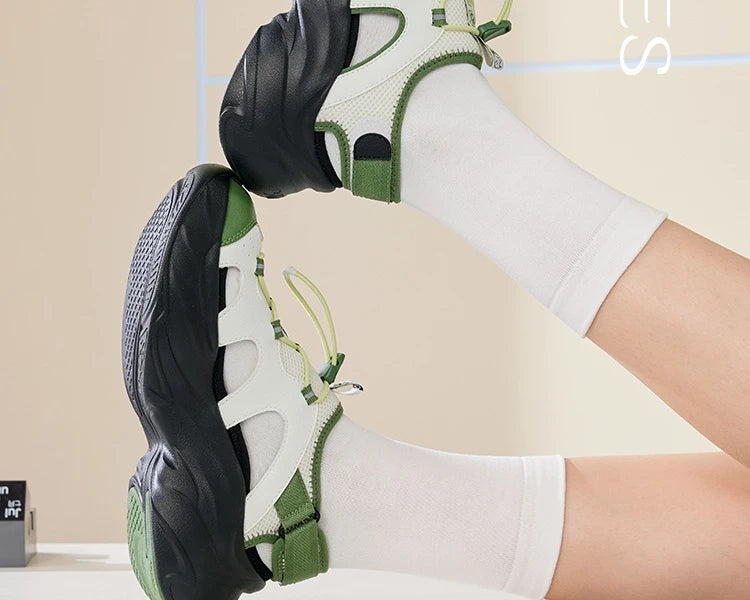 361 Degrees Women's Sandals Outdoor Thick-soled Breathable Non-Slip Casual Trendy Comfortable Soft Female Slippers 682526715