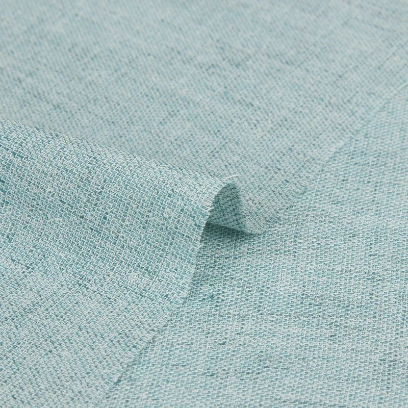 SKY WEAVE - Sky Blue Brocade Fabric - Cotton Blend, 150cm Wide, By the Meter