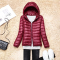 Ultra Light Hooded Puffer Jacket - 15 Colors Plus Size