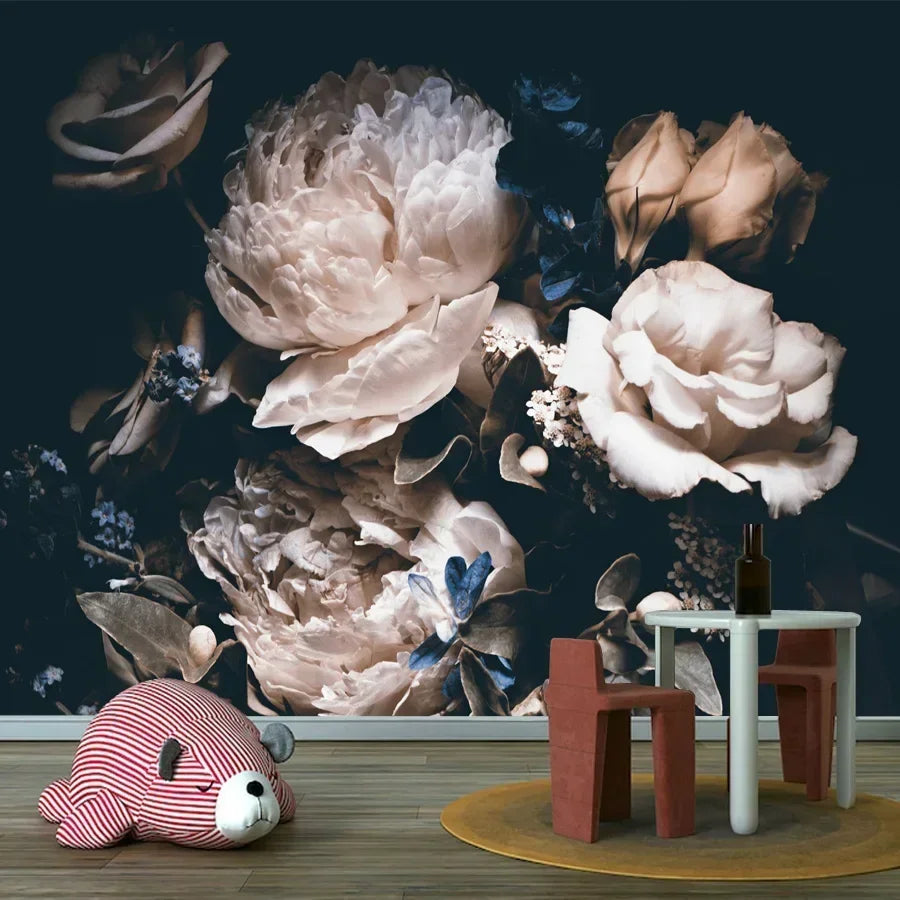 Custom Floral Photo Wallpaper – Peel & Stick or Non-Woven