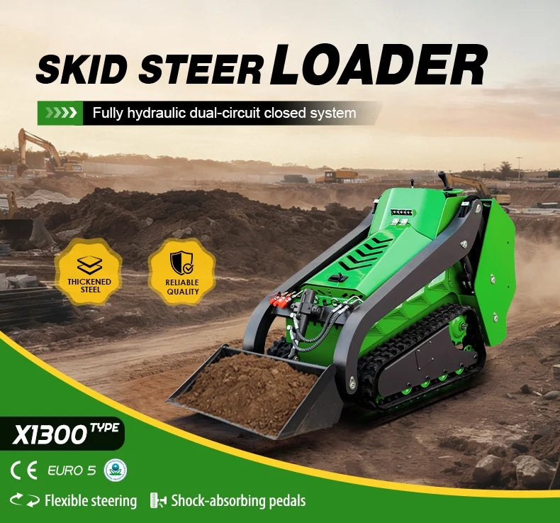 Mini Skid Steer Trencher - 0.35 m³ - 17.2 kW