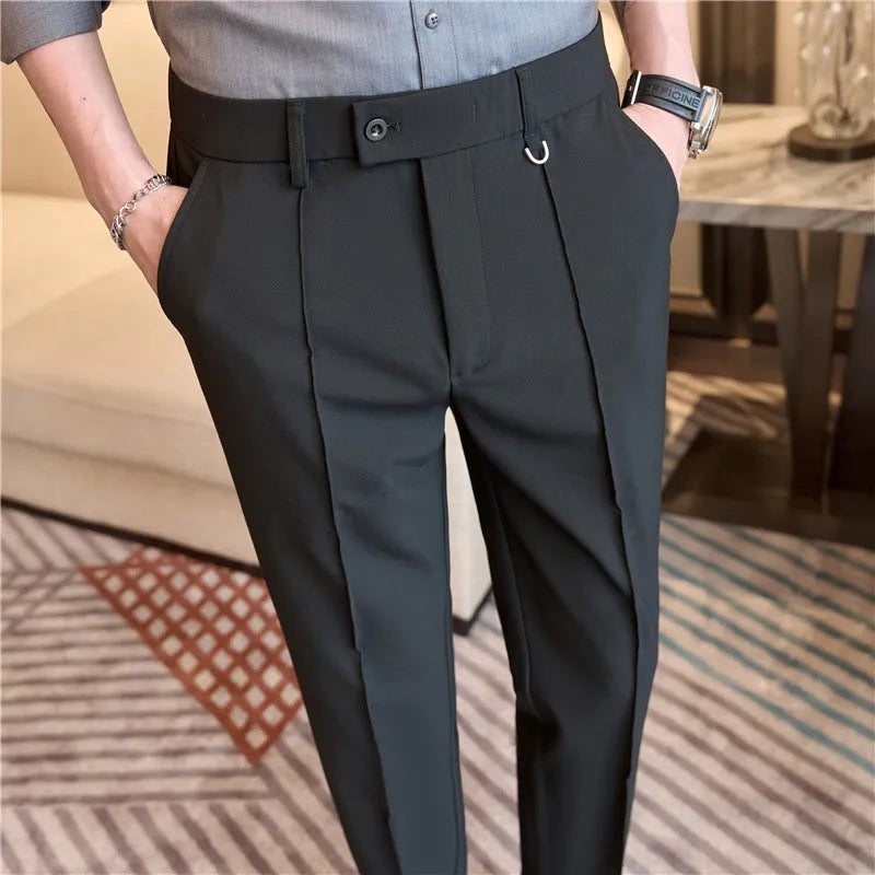 CITY FLEX - Męskie spodnie Business Casual - Elastyczne Formalne, Rozmiary 28-40