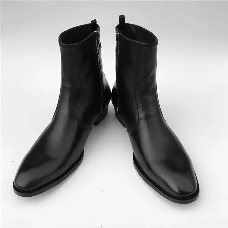 STREET SOVEREIGN - Genuine Leather Chelsea Boots - Sharp Fit, Serious Edge