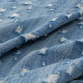 JACQUARD DENIM FABRIC - 100% Cotton, 333g/m², 150cm Wide - Raw Craft