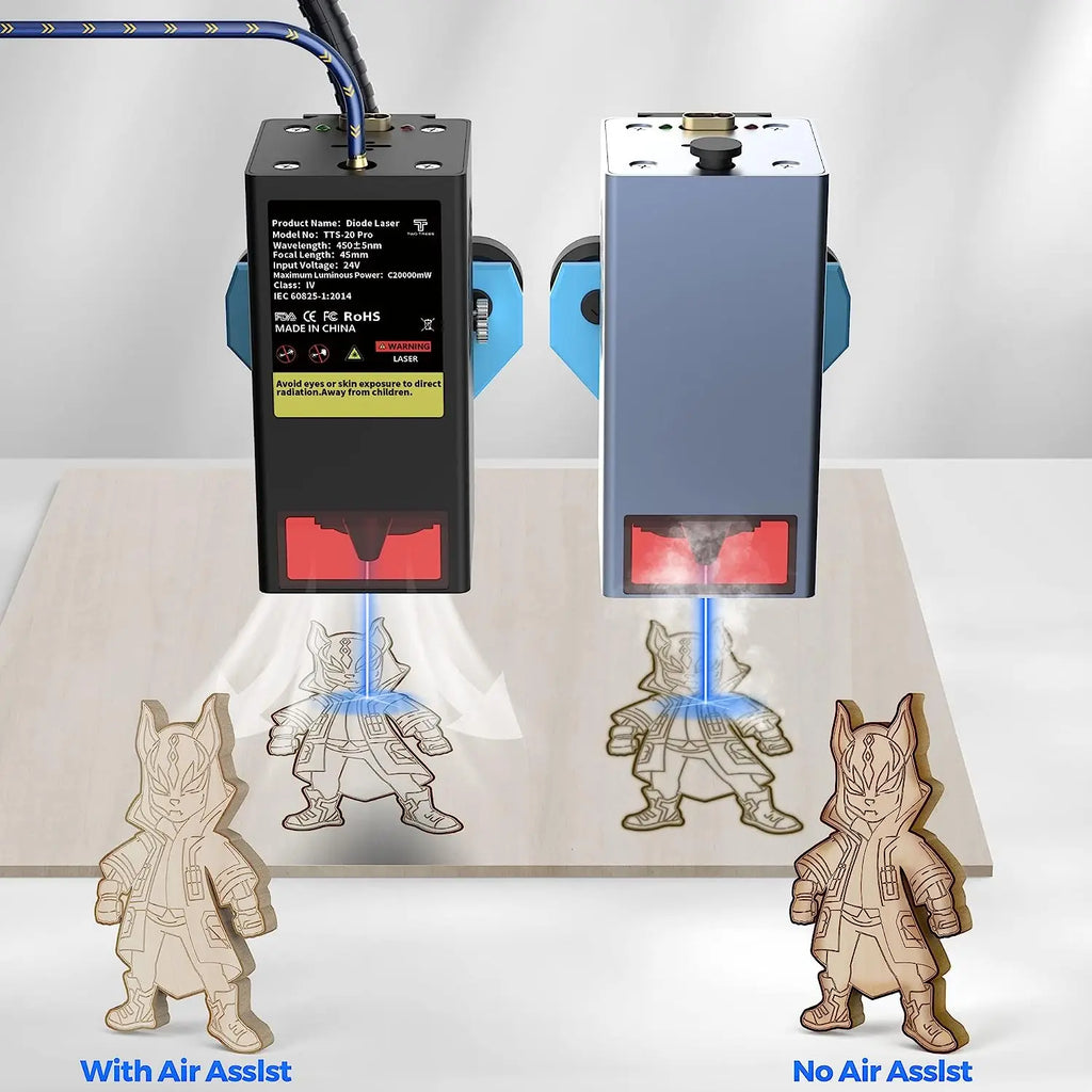 TWO TREES TTS-20 PRO LASER ENGRAVER - 20W COS Diode, 418×418mm - Precision at Speed