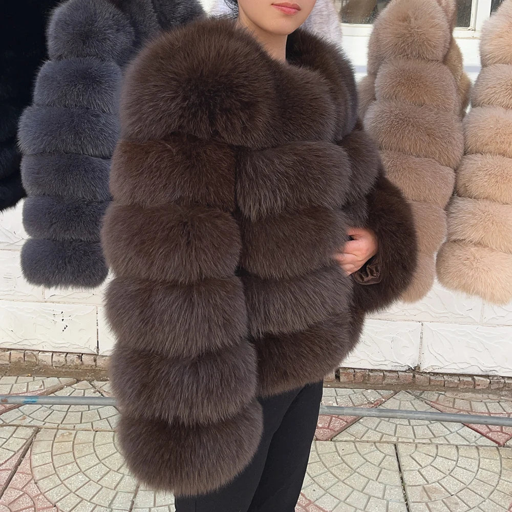 Twilight Aura - Fox Fur Jacket - Winter Statements