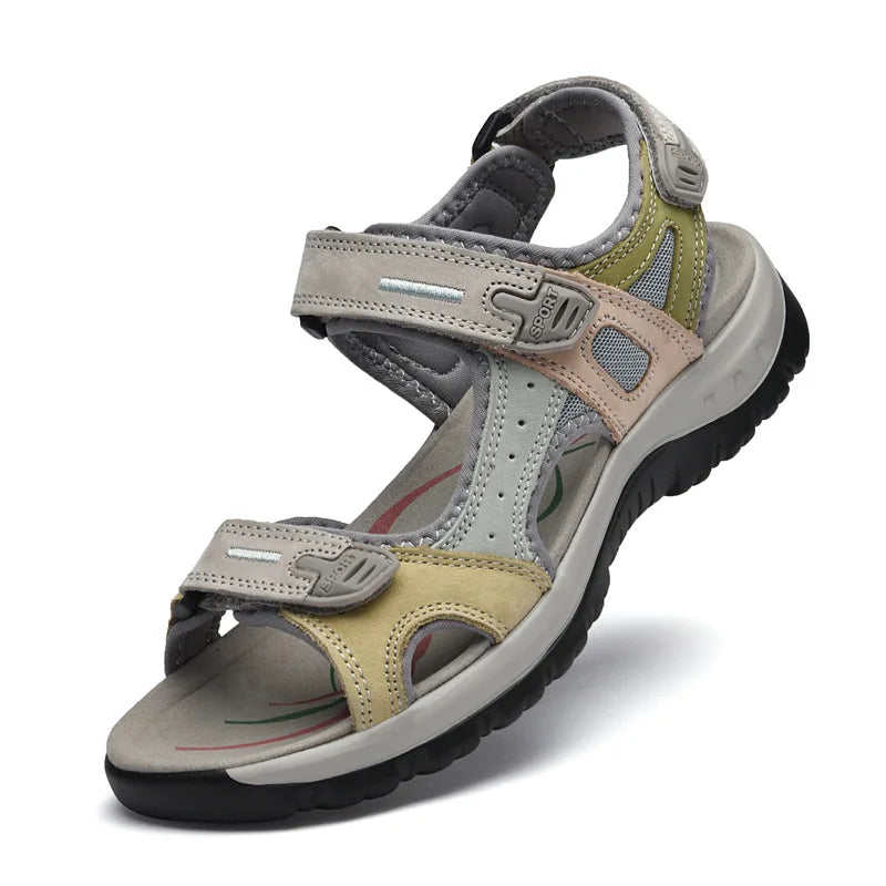 Womens Flat Bottom Beach Shoes Hiking Sandal