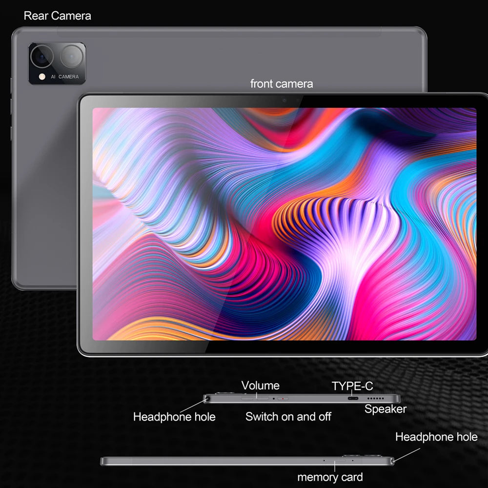 BDF P60 10.36" OLED - 8GB+512GB Android 13 4G Tablet
