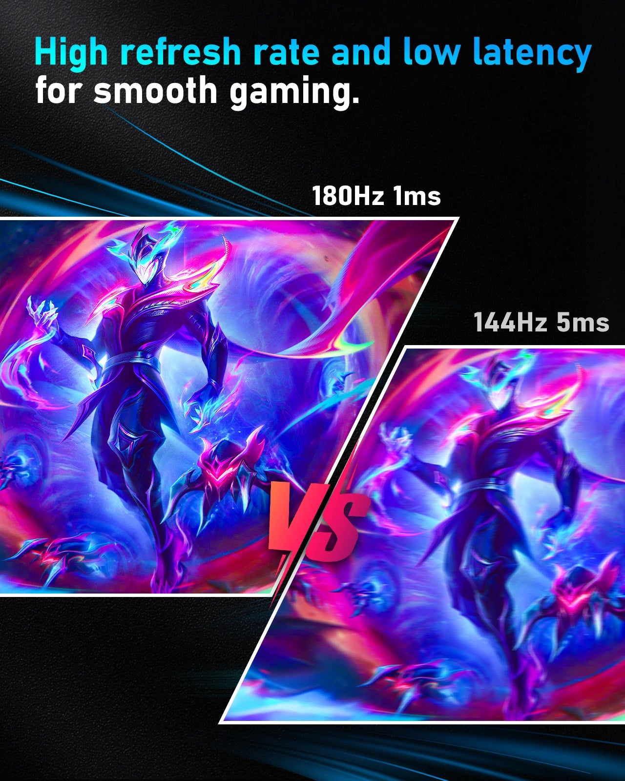 FYHXele 24" 180Hz Gaming Monitor - FHD IPS 1ms Fast Response