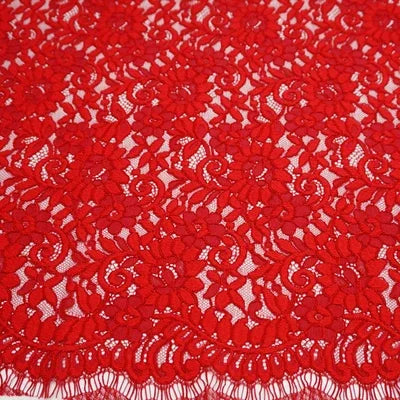 COTTON LACE FABRIC - Floral 3D Mesh, 150cm Wide - Soft Details