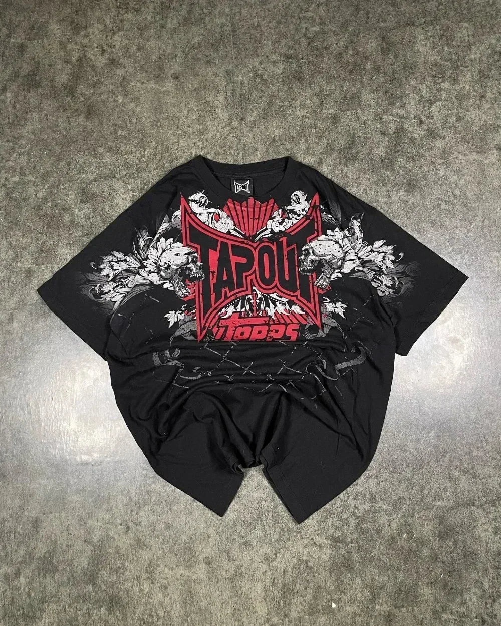 High Street Southpole Short Sleeve Women Y2K Graphic Print Oversized T Shirt Harajuku Gothic Round Neck Cotton Short Sleeve Tops