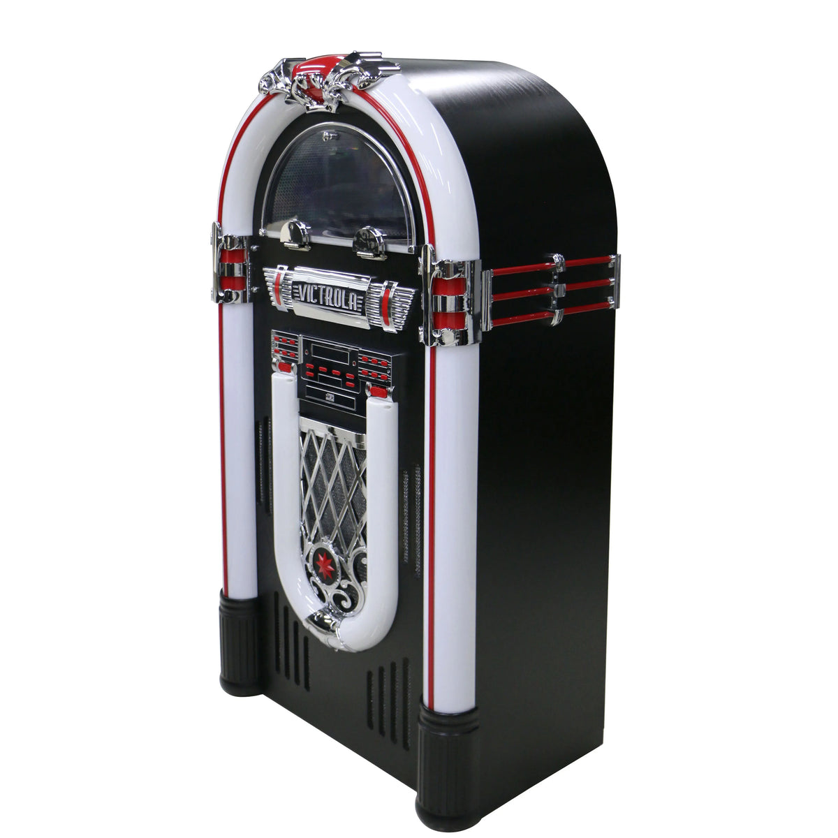 Retro Jukebox - LED Lights - Turntable & CD