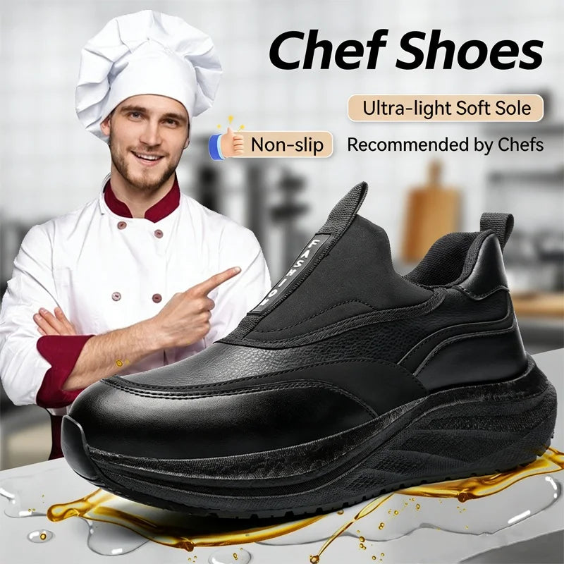 CHEF PLATFORM - Waterproof Anti-Slip Work Loafers - Built for the Toughest Shifts