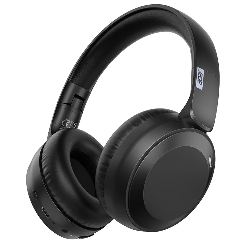 Acer OHR205 Wireless Headphones - Foldable Over-Ear, Multipoint
