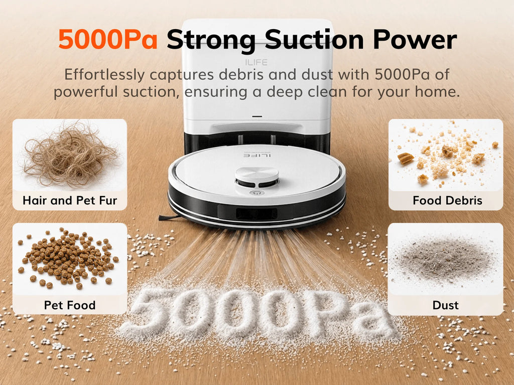 ILIFE A30 Pro Robot Vacuum Self-Emptying