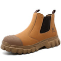 STEEL TOE WORK BOOTS - Men's Anti-Smash Safety Chelsea Boots - Built Tough, Worn Daily