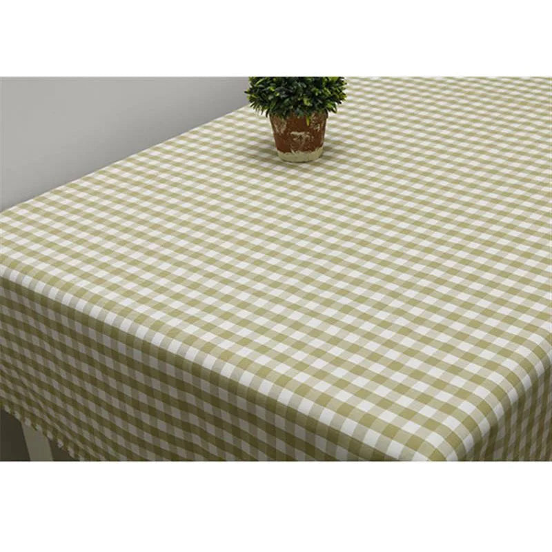 PLAID COTTON LINEN FABRIC - Yarn-Dyed Weave, 26 Colors - Warm Rooms