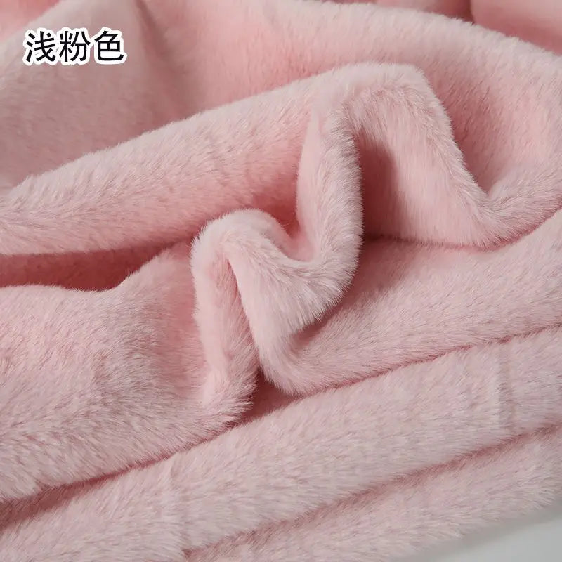 VELVET REX - Imitation Rex Rabbit Plush Fabric - 33 Colors, 165cm Wide, By the Meter