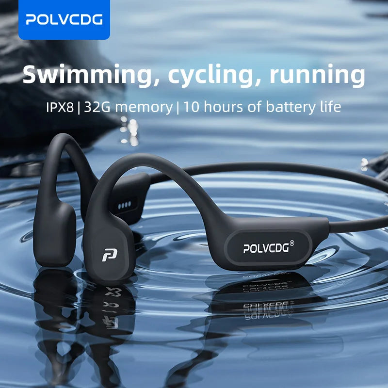 Bone Conduction Earphones X9 – 32G IPX8 Waterproof Swimming Running Cycling