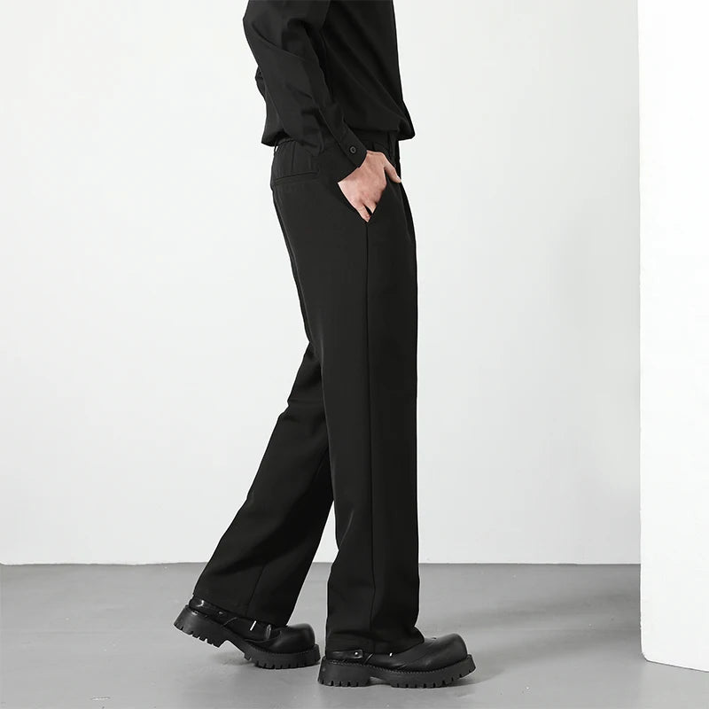 DRAPE CLASSIC - Men's Loose Straight Suit Pants - 4 Colors, S-4XL