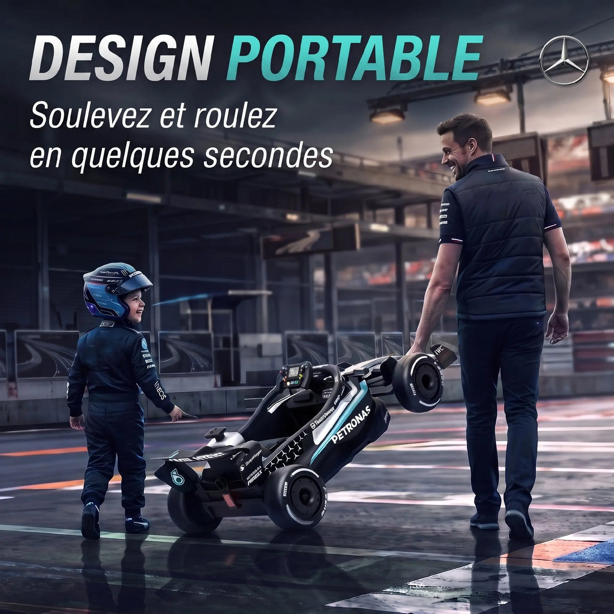 ELECTRIC GO-KART - 2 Motors & Remote Control - Kids' Ride-On