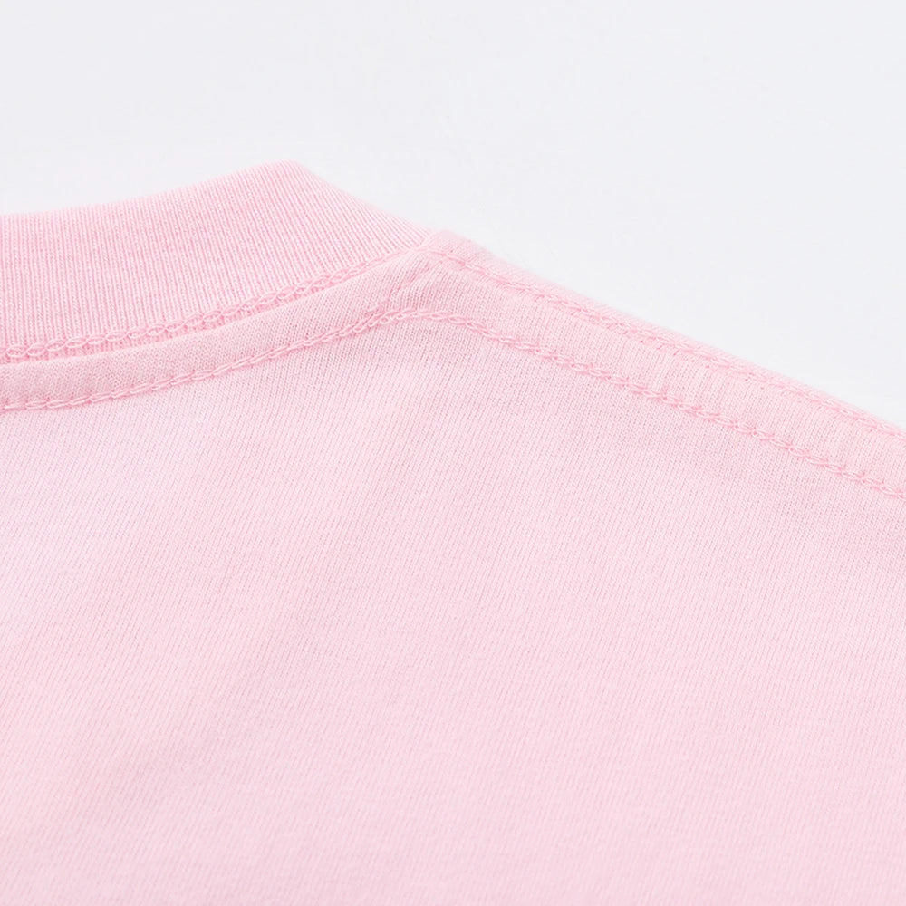 Woman 100% Cotton T Shirts Solid Color Casual T-Shirt O-Neck Summer Tops For Women Fashion Oversized Female Sportswear