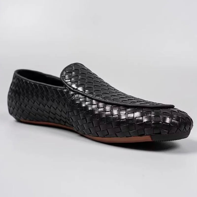 BREEZE STEP - Men's Soft Woven Breathable Slip-On Loafers - Lightweight Casual Summer Shoes