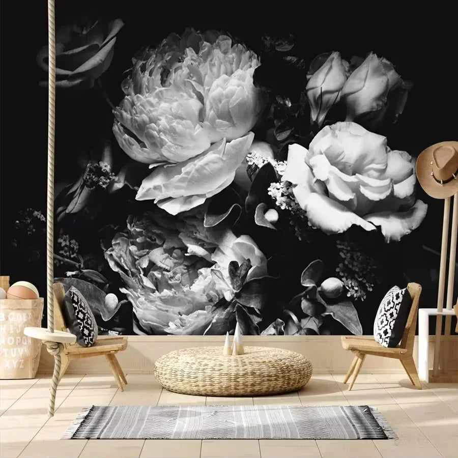 Custom Floral Photo Wallpaper – Peel & Stick or Non-Woven