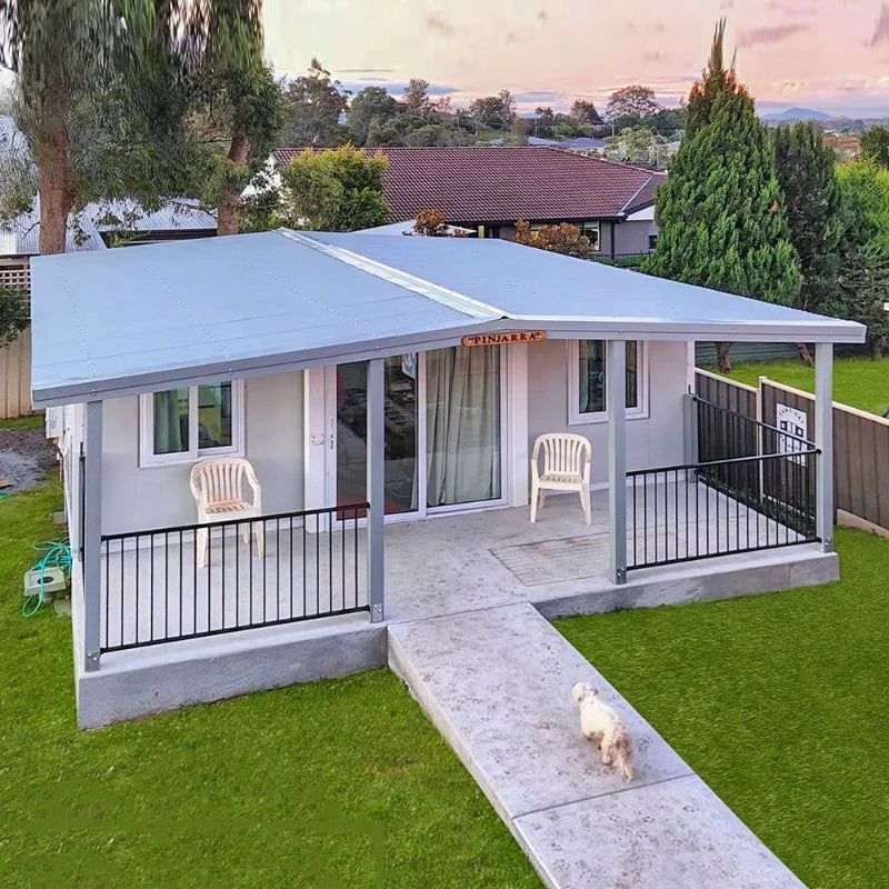 Black Expandable Container House 20Ft 40Ft - Modern Farmhouse Prefab 2-5 Bedroom