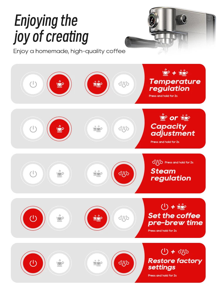 HiBREW H10B Espresso Machine - Adjustable Brewing - Café Mornings