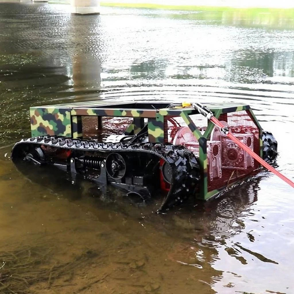 UNDERWATER DREDGING ROBOT - Remote Control, 200 m³/h - Waterway Cleanup