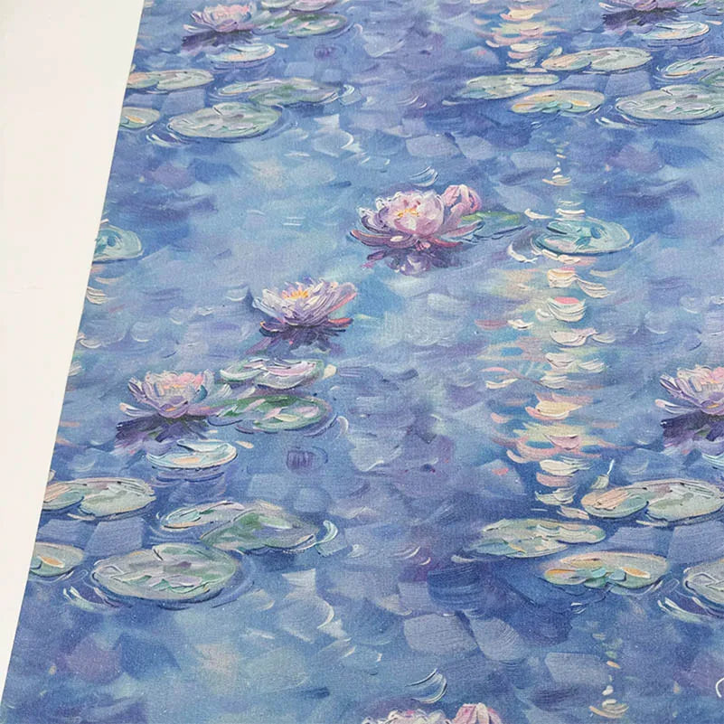 Oil Painting Floral Fabric – 148cm Wide, 16 Patterns