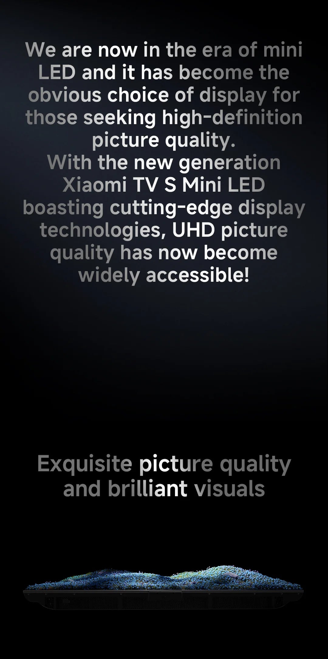 XIAOMI S MINI 55 QD-Mini LED 144Hz TV