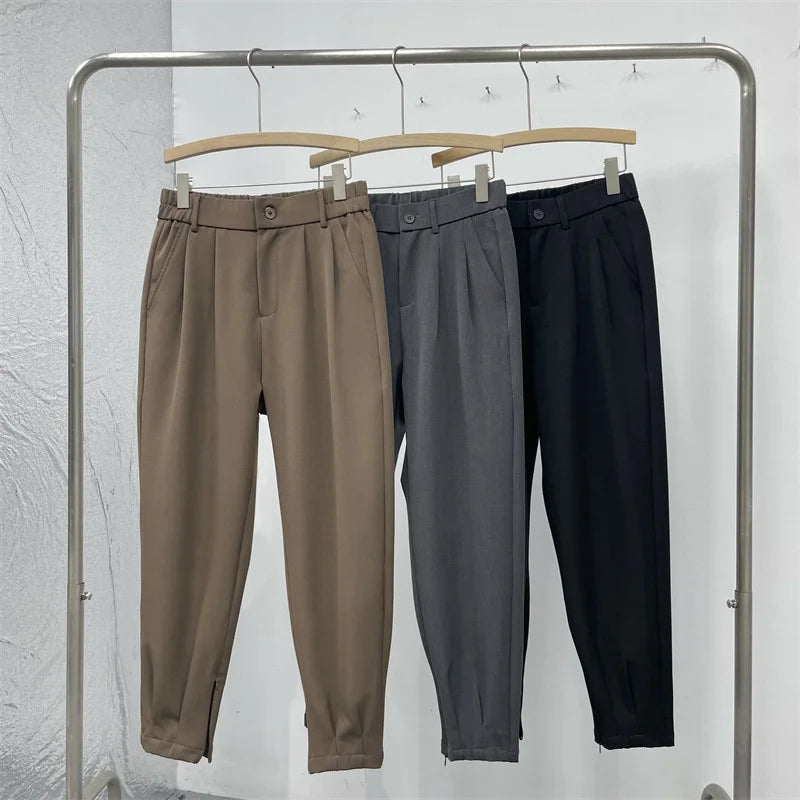BOARDROOM - Men's Slim Straight Suit Pants - 5 Colors, M-4XL