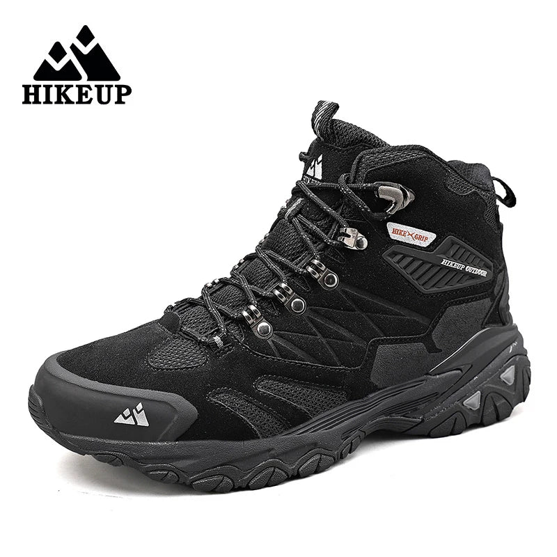 Men's High-Top Hiking Trekking Boots - Outdoor Tactical Combat Winter Boots