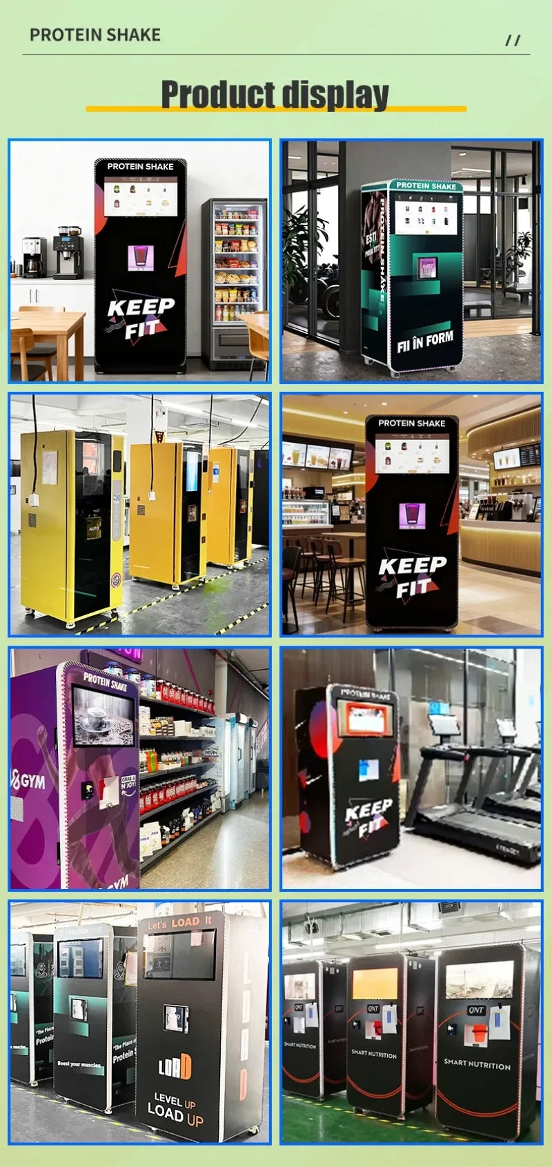 Automatic Protein Shake Vending Machine