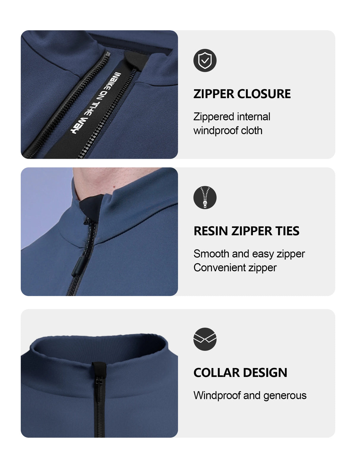 INBIKE Men's Winter Cycling Wear - Fleece Layers - Road Rhythm