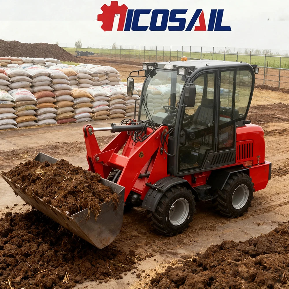 TELESCOPIC LOADER - 0.8 t Load, High Reach - Compact Site Utility