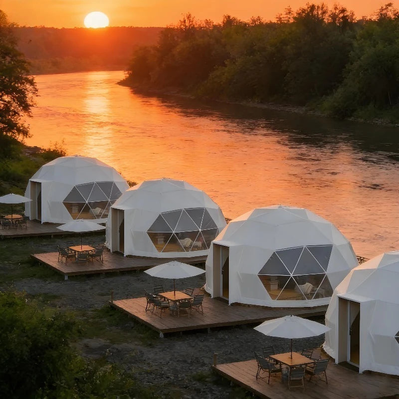 Amber Dome Pool Villa - Geodesic Dome with Glass & Pool