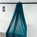 100D CHIFFON FABRIC BY THE METER - Soft Woven Sheer, 55 Colors - Make It Yours