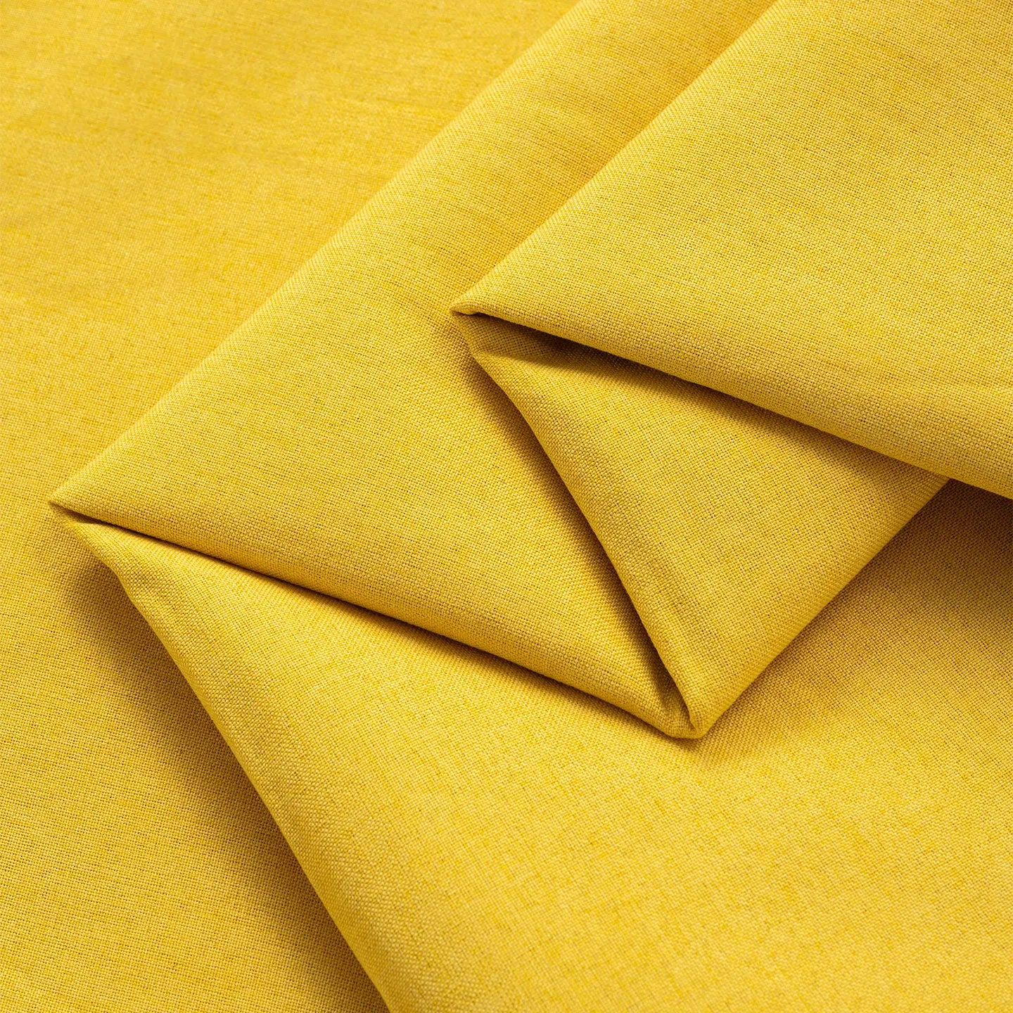 THICKENED PLAIN LINEN-LOOK FABRIC - 100% Polyester, 420g/m, 148cm Wide - Solid Rooms