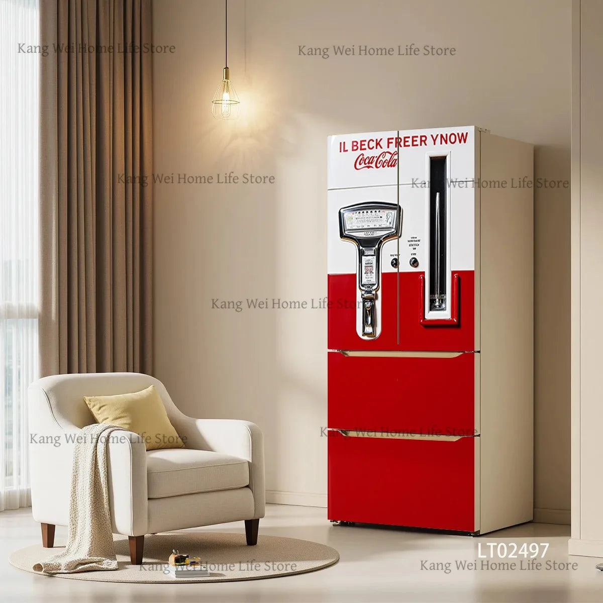 Retro Surface Decal Collection - fridge & door wraps - bold decor