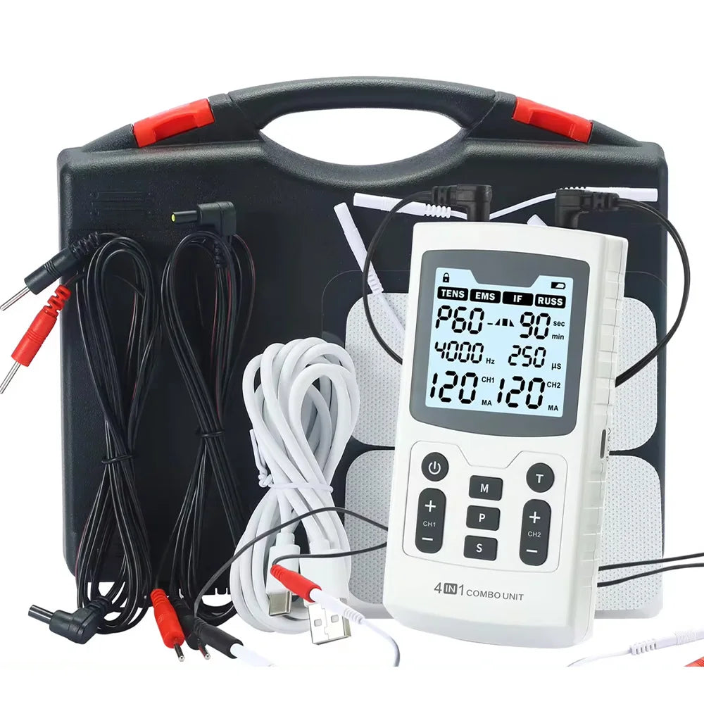 4-in-1 Physiotherapy Device – TENS/EMS/IF/RUSS