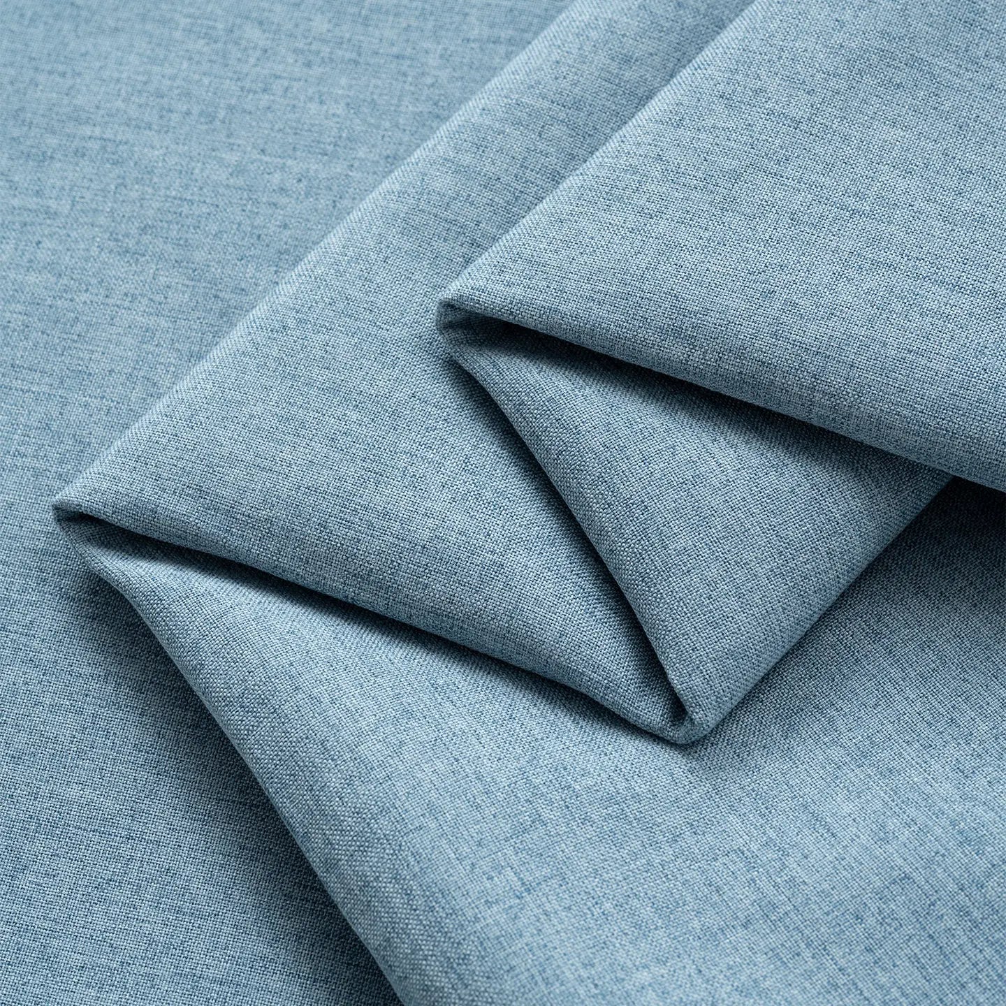 THICKENED PLAIN LINEN-LOOK FABRIC - 100% Polyester, 420g/m, 148cm Wide - Solid Rooms