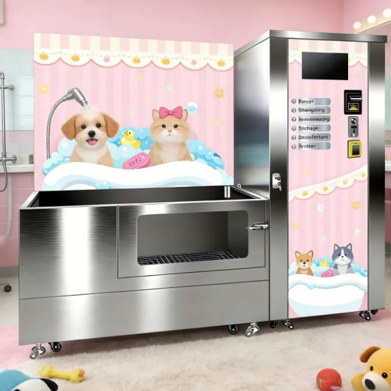 Pet Washing Machine - 6500 W - Stainless Steel